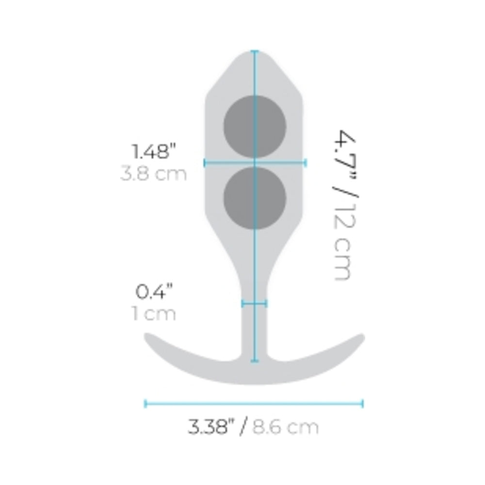 b-Vibe Weighted Snug Plug 3 - 180 g Orange