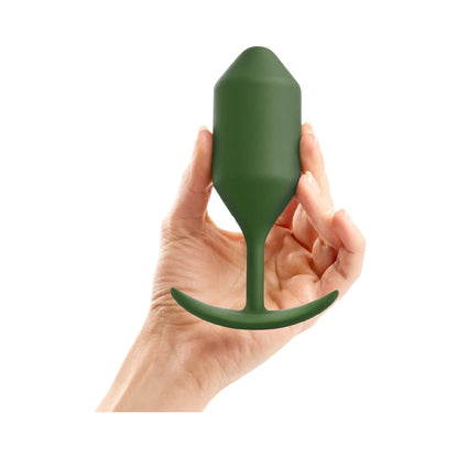 b-Vibe Weighted Snug Plug 4 - 257 g Army
