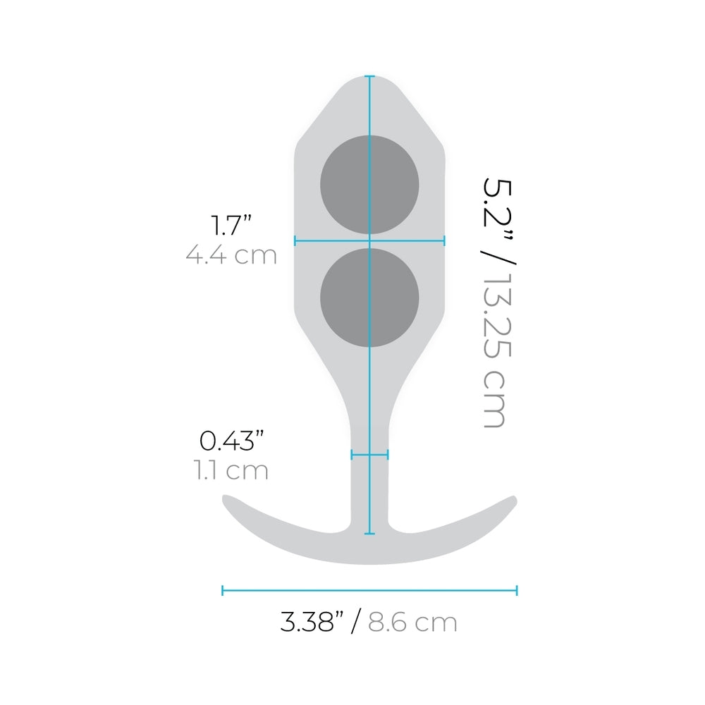b-Vibe Weighted Snug Plug 4 - 257 g Navy