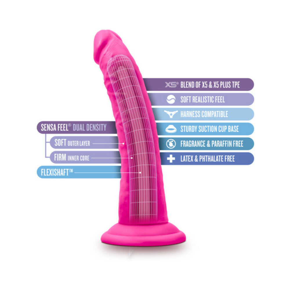 Au Naturel Bold Jack Dildo 7 In. Pink