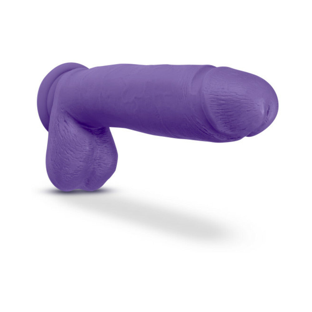 Au Naturel Bold Huge Dildo 10 In. Purple