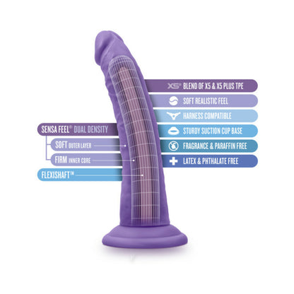 Au Naturel Bold Jack Dildo 7 In. Purple