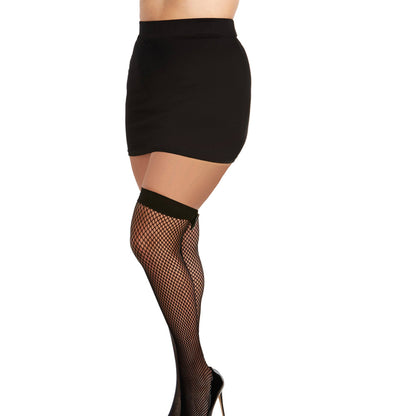DG Diamond Net Fishnet ThighHighs BlkOSQ