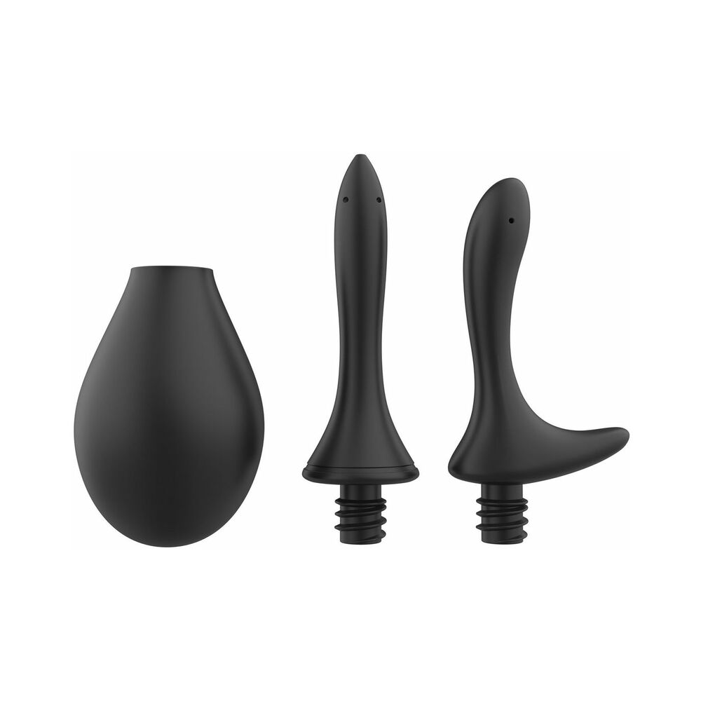 Nexus Anal Douche Set Silicone Black