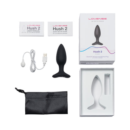 Lovense Hush 2 Butt Plug 1.5 In.