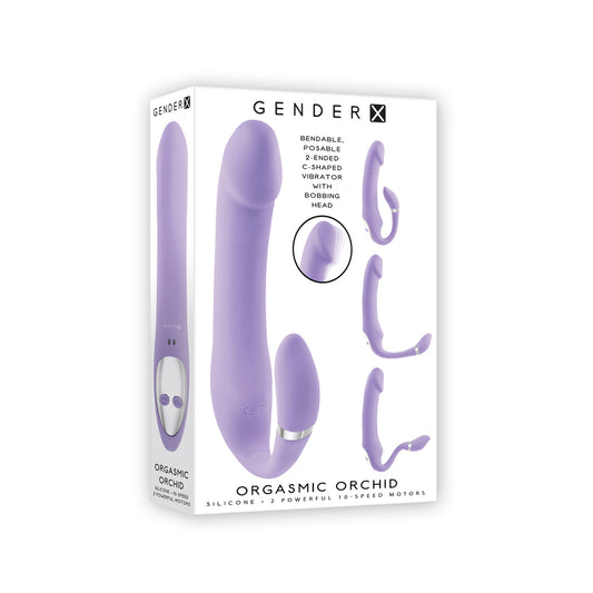 Gender X Orgasmic Orchid Dual-ended Vibrator Lavender