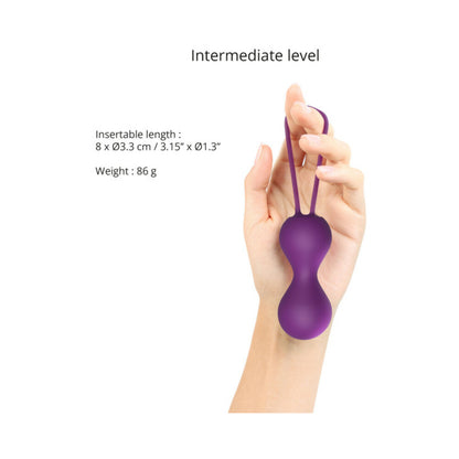 Love To Love Joia Silicone Kegel Balls Purple Rain