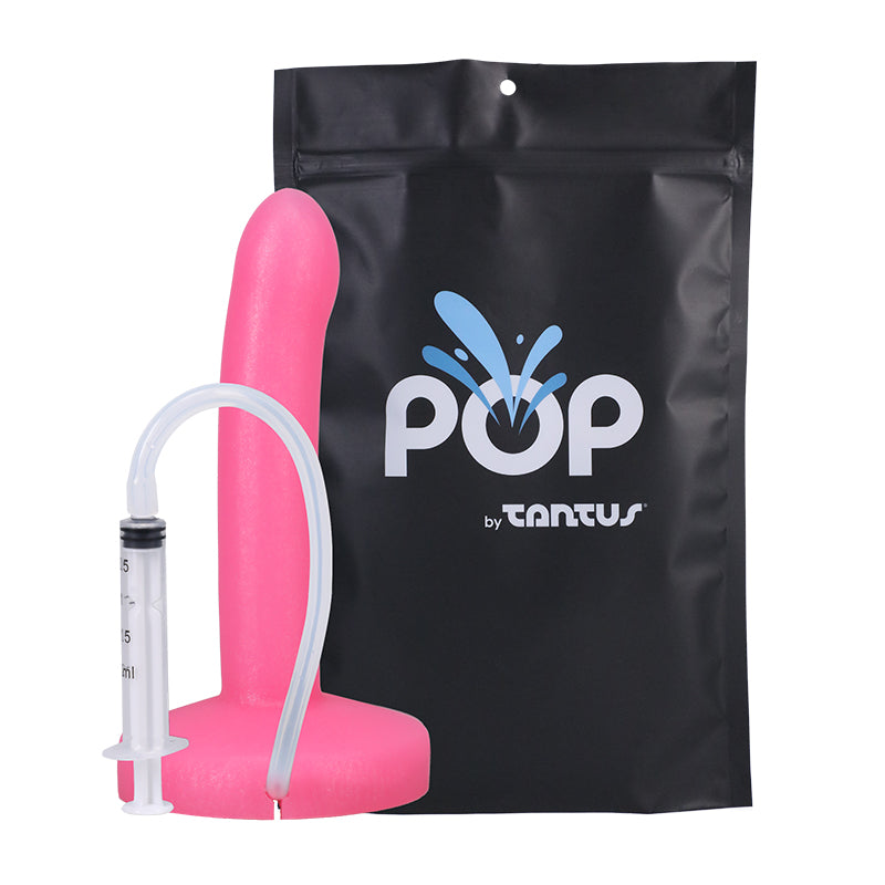 Pop Slim By Tantus Squirting Dildo Watermelon Bag