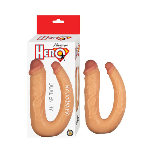 Hero My Doubler Double-ended Dildo White