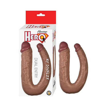 Hero My Doubler Double-ended Dildo Brown