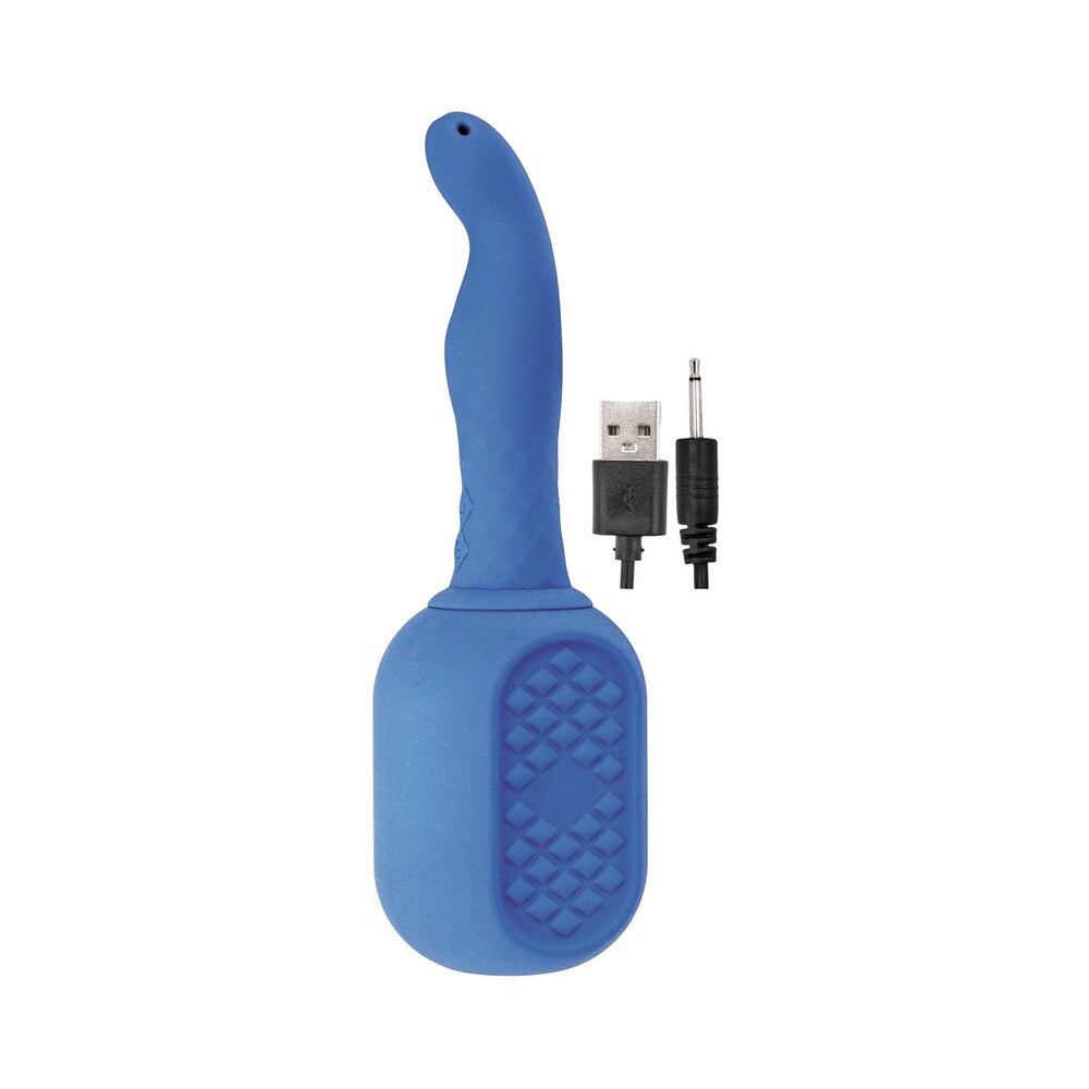 Nasstoys Vibrating Douche Silicone Blue