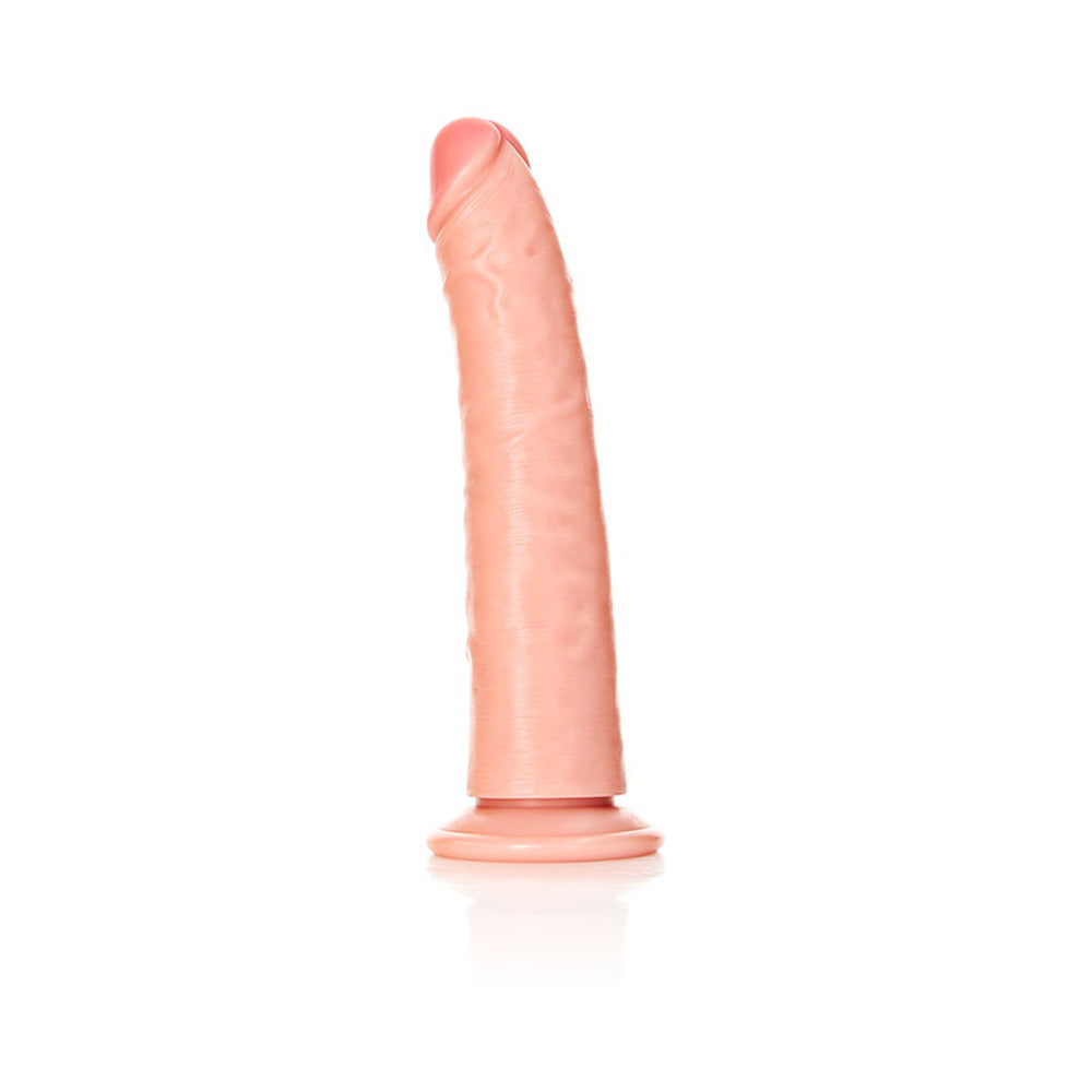 Realrock Slim Realistic Dildo With Suction Cup 7 In. Vanilla