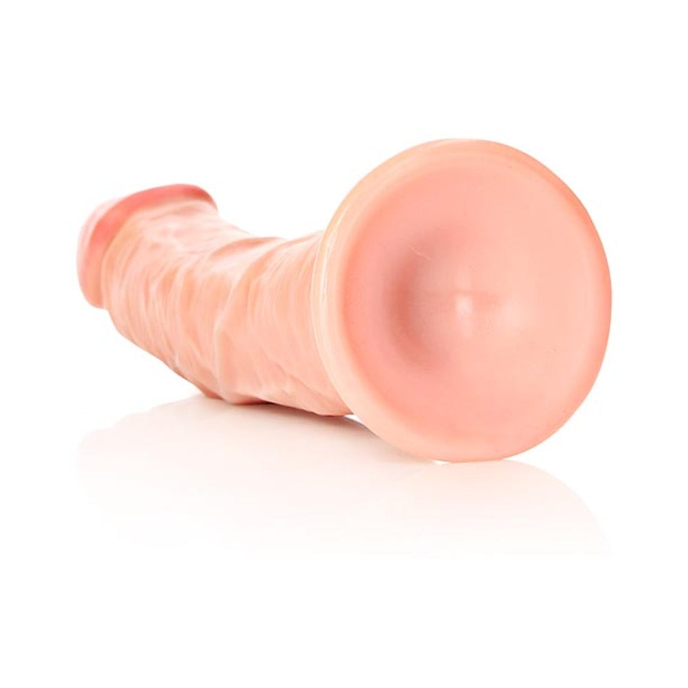 Realrock Curved Realistic Dildo With Suction Cup 10 In. Light