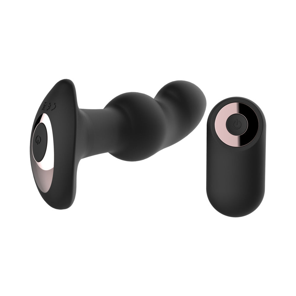 Gender Fluid Frisson Anal Vibe With Remote Silicone Black