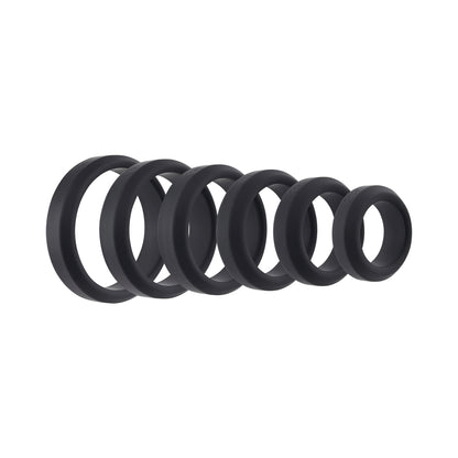 A&E 6-Piece Penis Ring Set