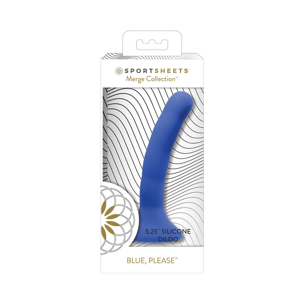 Sportsheets Please Silicone 5 In. Dildo Blue