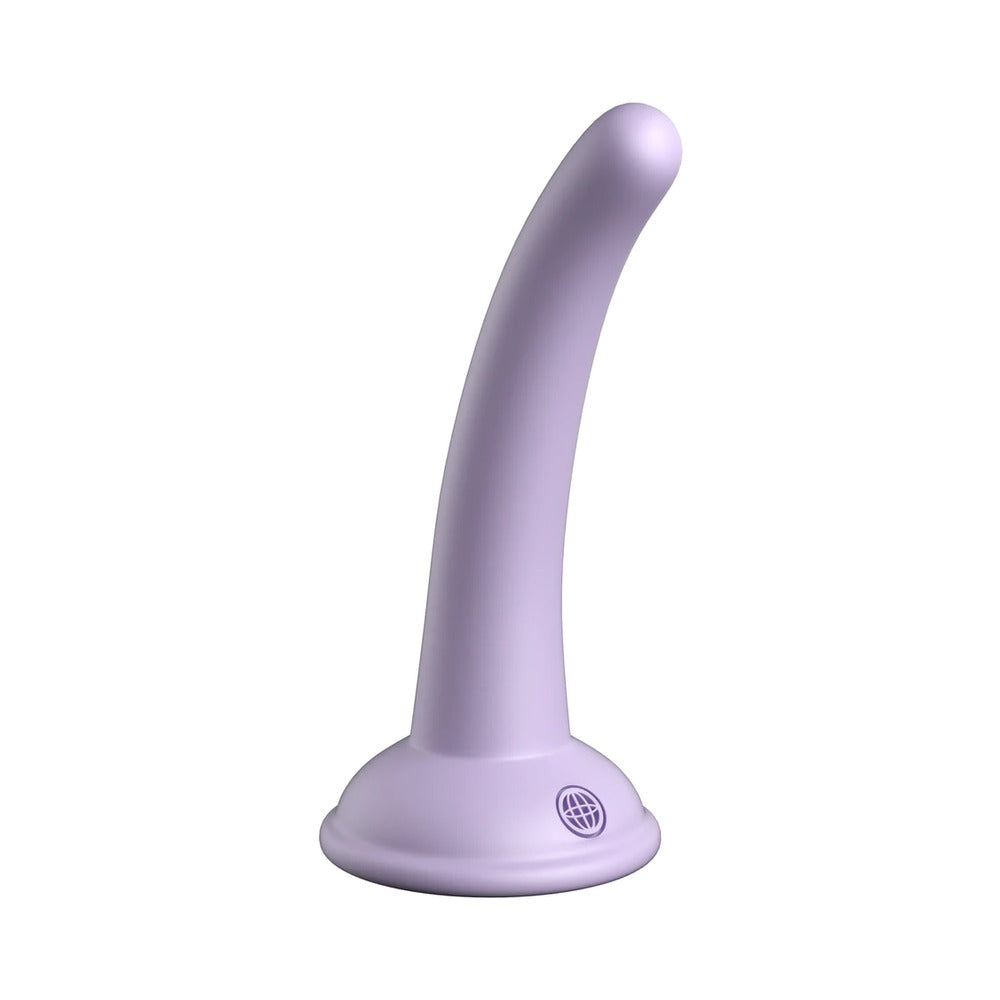 Dillio Platinum Curious Five Silicone Dildo 5 In. Purple