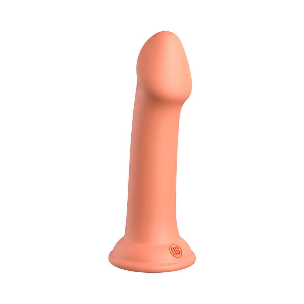 Dillio Platinum Big Hero Silicone Dildo 6 In. Peach