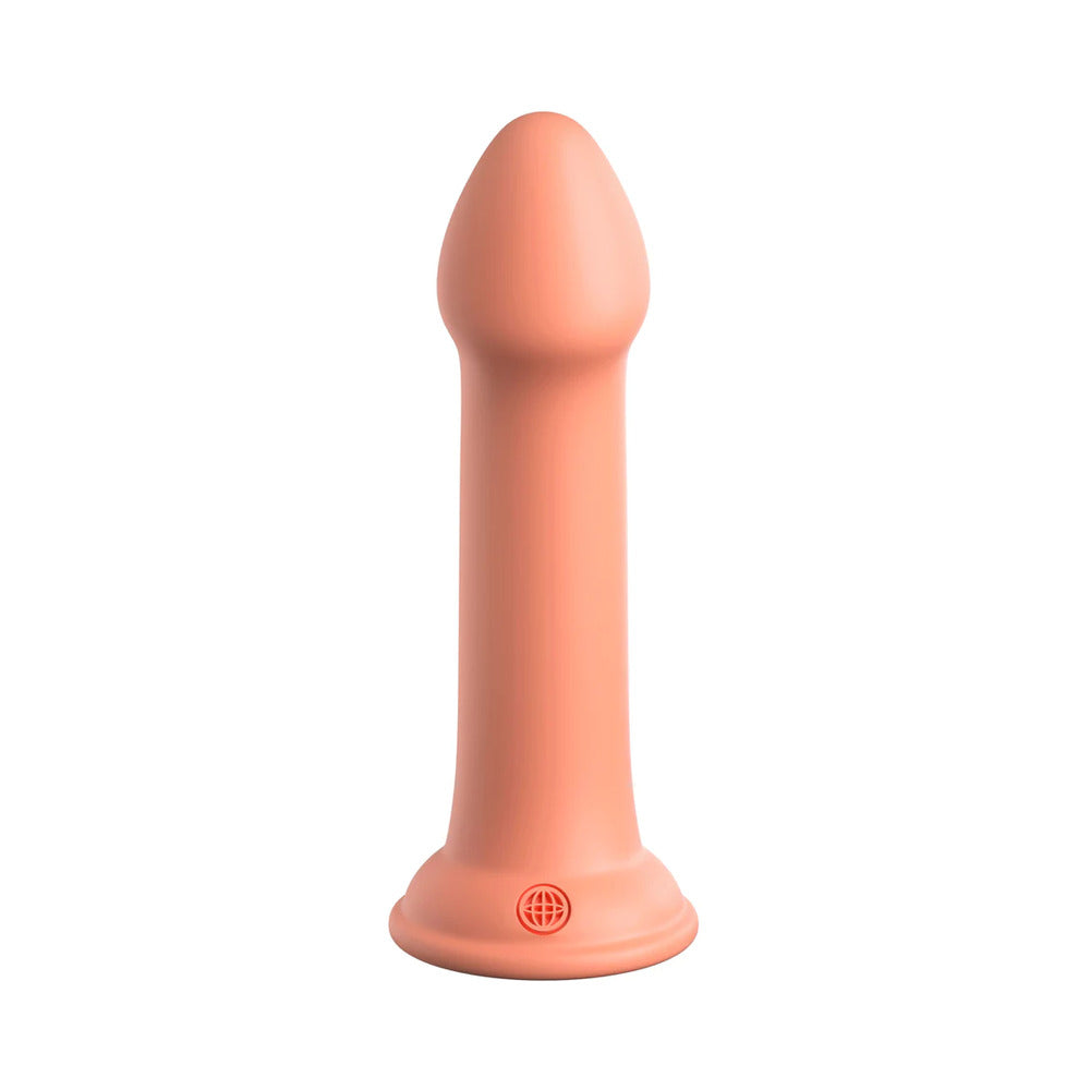 Dillio Platinum Big Hero Silicone Dildo 6 In. Peach