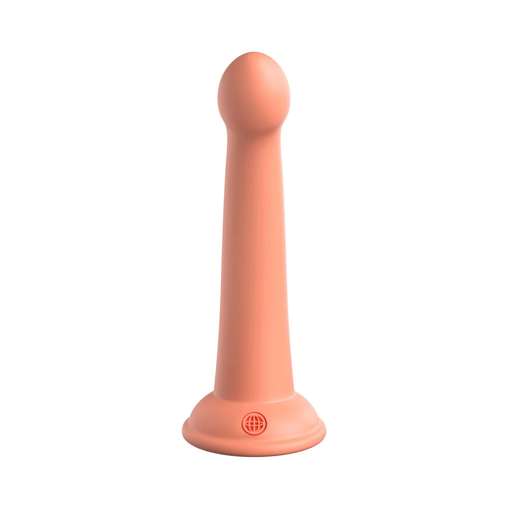 Dillio Platinum Secret Explorer Silicone Dildo 6 In. Peach