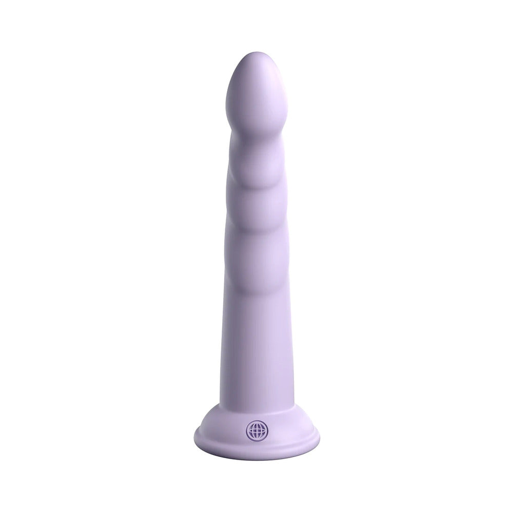 Dillio Platinum Slim Seven Silicone Dildo 7 In. Purple