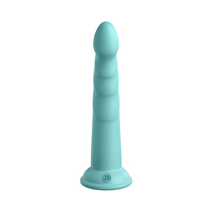 Dillio Platinum Slim Seven Silicone Dildo 7 In. Teal