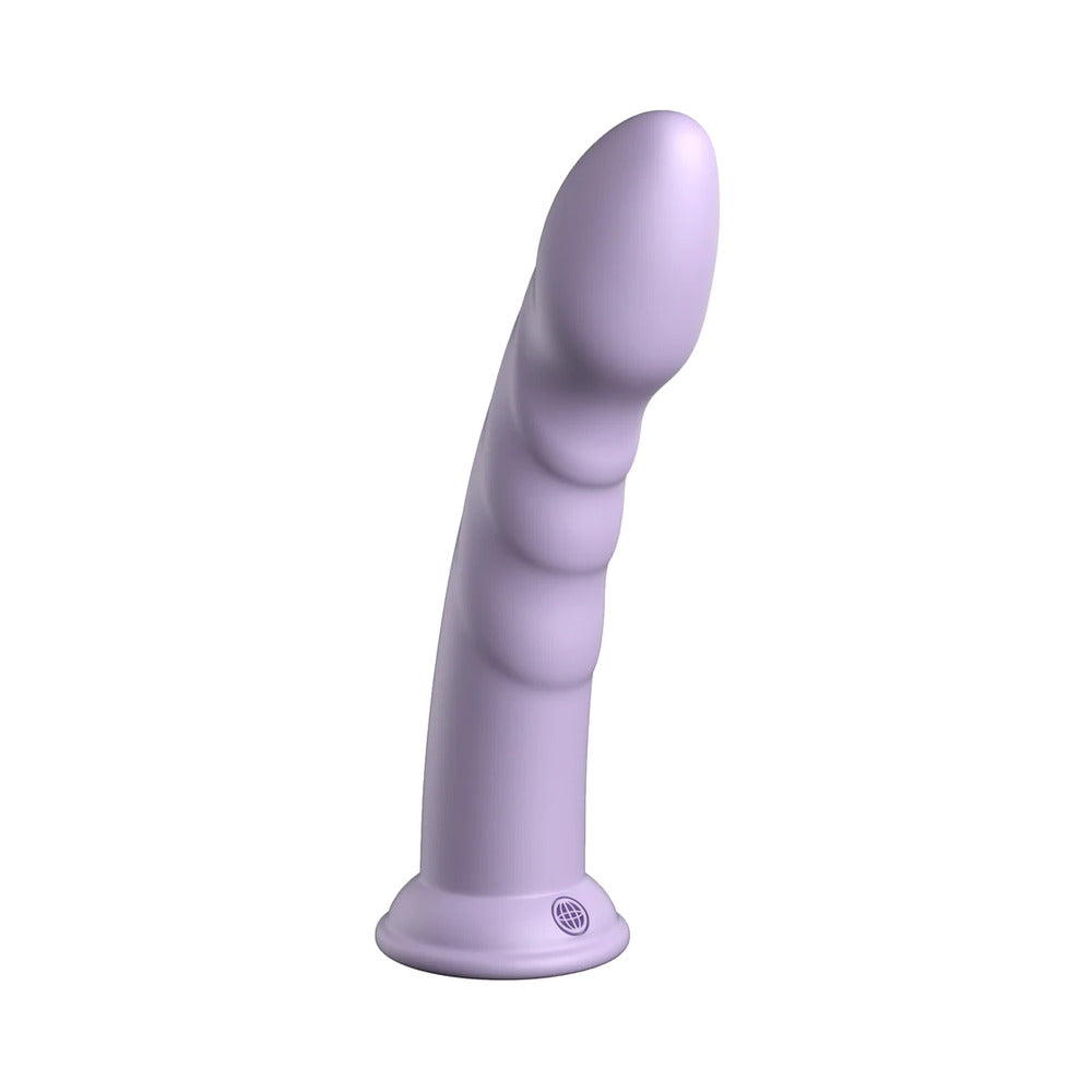 Dillio Platinum Super Eight Silicone Dildo 8 In. Purple