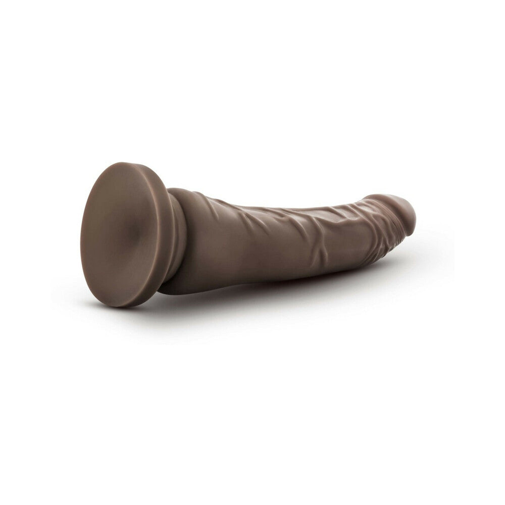 Dr. Skin Plus Posable Dildo 9 In. Chocolate