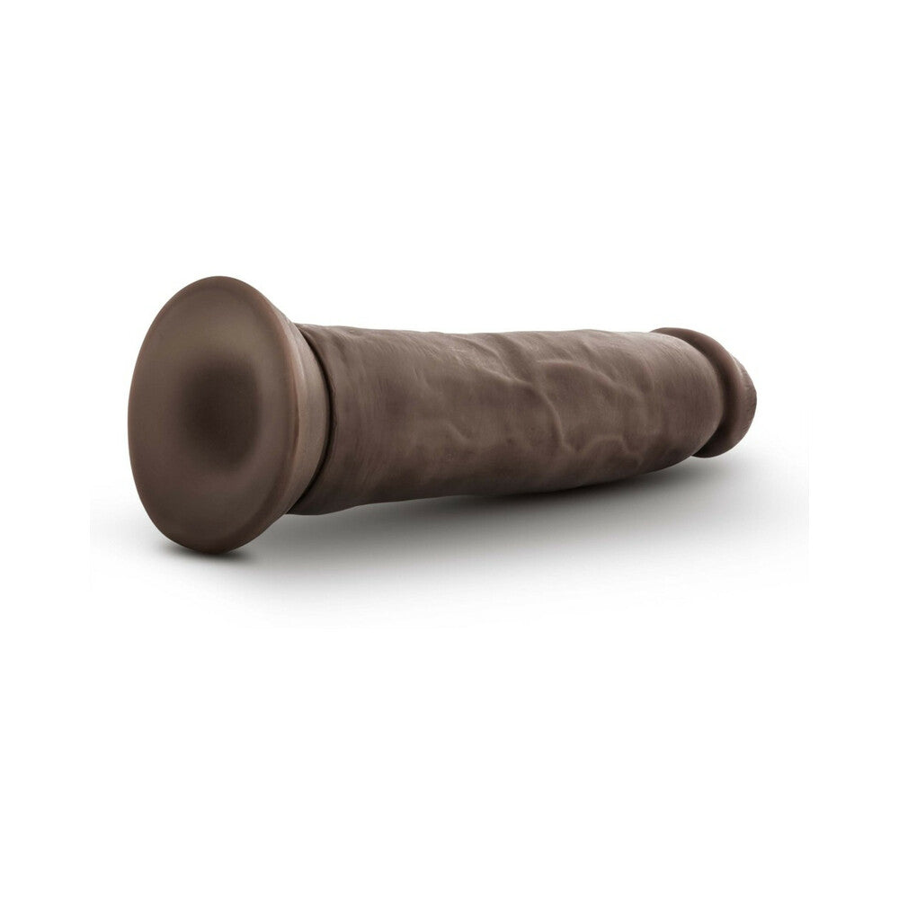 Dr. Skin Plus Posable Thick Dildo 9 In. Chocolate