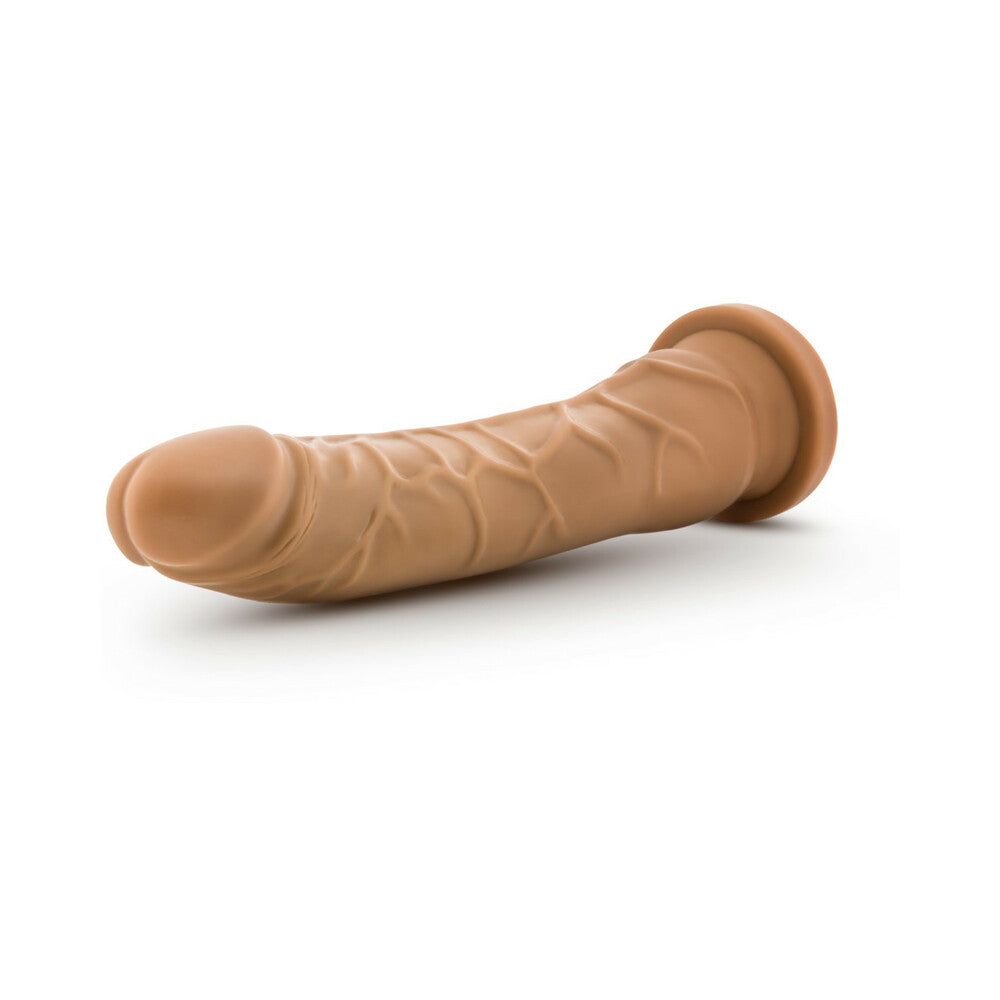 DR SKIN SILICONE DR NOAH 8IN DILDO MOCHA