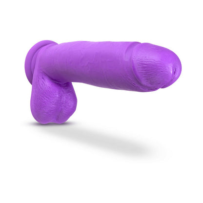 Neo Dual Density Dildo 10 In. Neon Purple