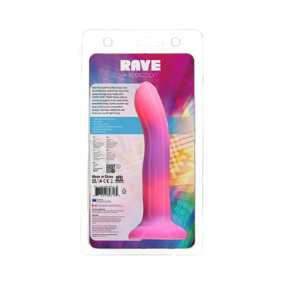 Addiction Rave Dong 8 In. G.i.t.d. Pink