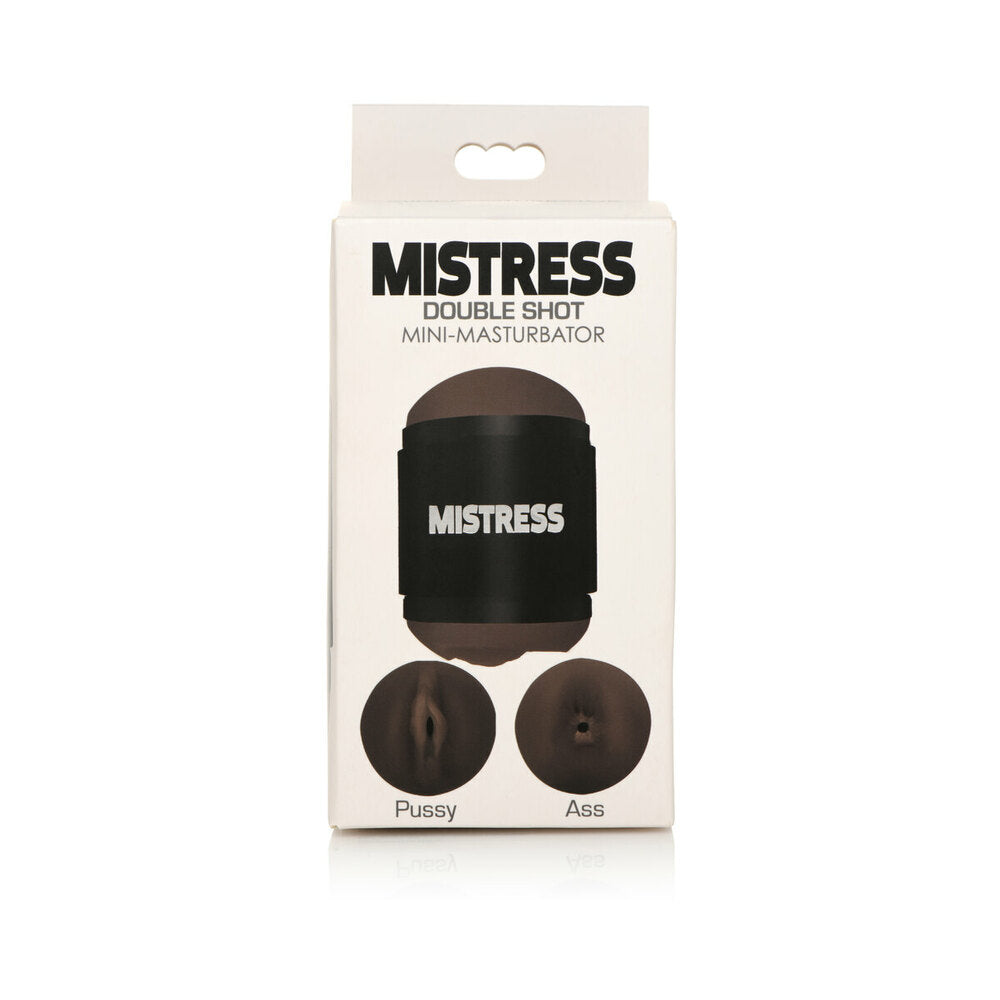 Curve Novelties Mistress Mini Double Stroker Pussy & Ass - Dark