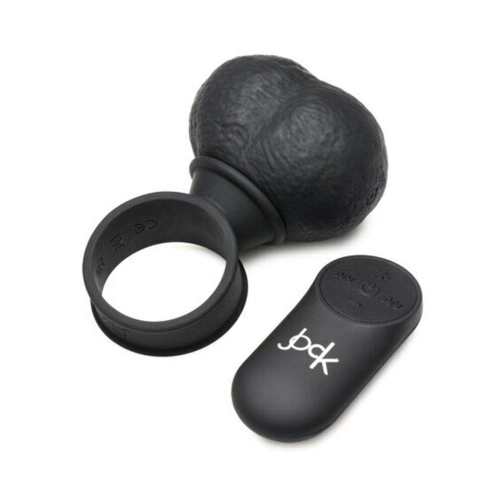 Jock 28x Vibrating Silicone Balls Large Black