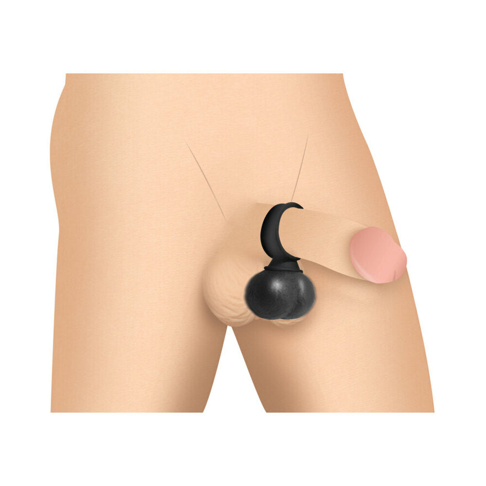 Jock 28x Vibrating Silicone Balls Large Black