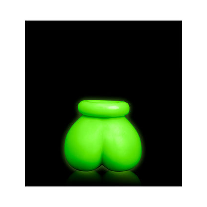 Ouch! Glow Ball Sack - Glow In The Dark - Green