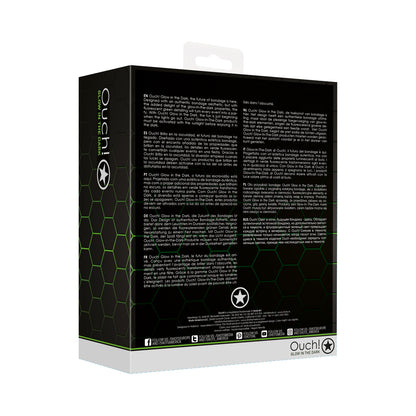 Ouch! Glow Door Restraint Kit - Glow In The Dark - Green