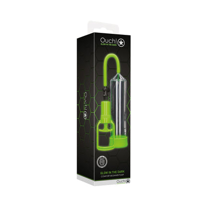 Ouch! Glow Comfort Beginner Pump - Glow In The Dark - Green