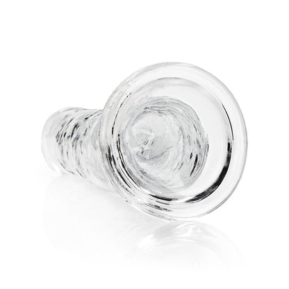 Realrock Crystal Clear Straight 11 In. Dildo Without Balls Clear