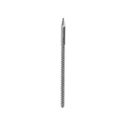 Ouch! Urethral Sounding - Metal Dilator - Ribbed - 7.7 Mm