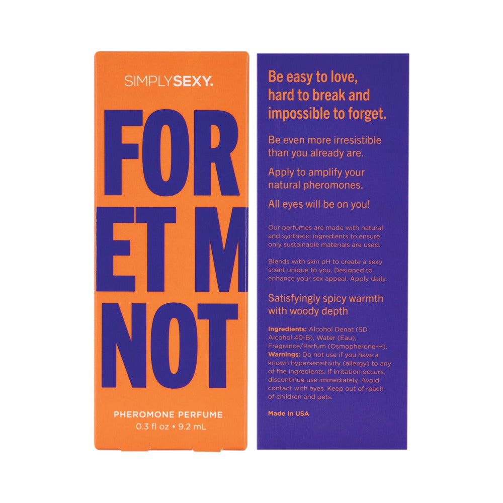 Simply Sexy Pheromone Perfume Forget Me Not 0.3floz/9.2ml