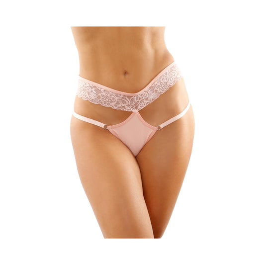 Ren Microfiber Panty With Double-strap Waistband Light Pink L/xl