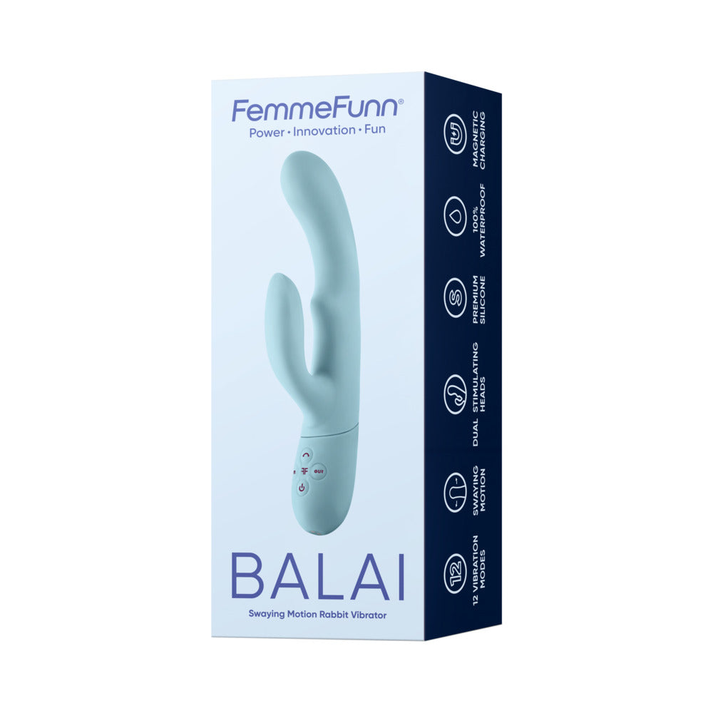 Femme Funn Balai Side to Side Swaying Rabbit - Light Blue