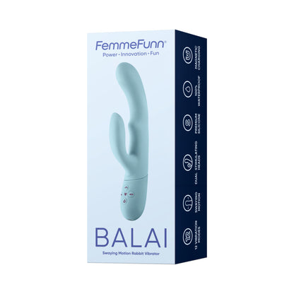 Femme Funn Balai Side to Side Swaying Rabbit - Light Blue