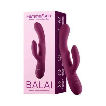 Femme Funn Balai Side to Side Swaying Rabbit - Fuchsia