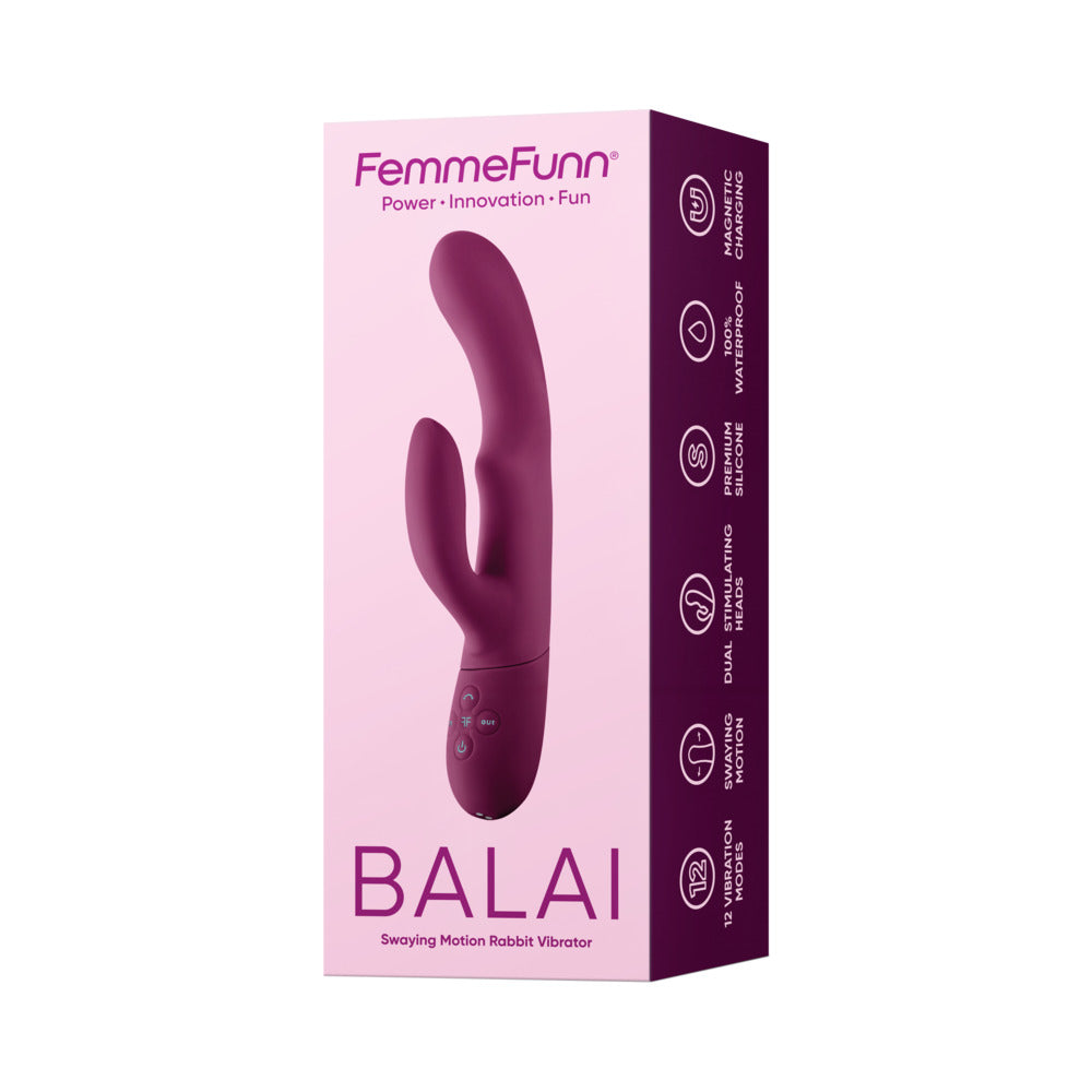 Femme Funn Balai Side to Side Swaying Rabbit - Fuchsia