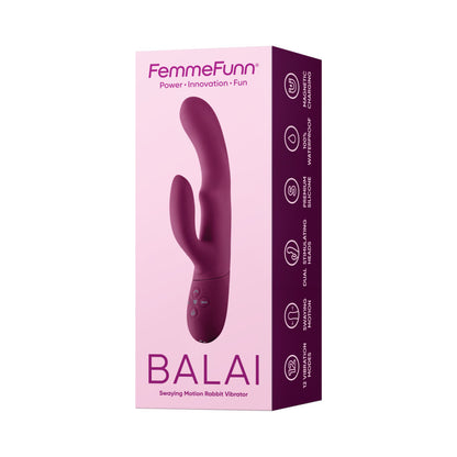 Femme Funn Balai Side to Side Swaying Rabbit - Fuchsia
