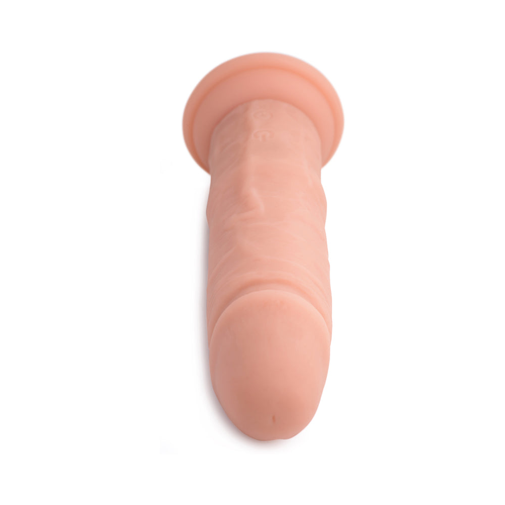 Big Shot 7 In. Vibrating Dildo With Remote Control Light