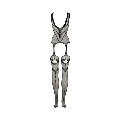 Shots Le Desir Suspender Bodystocking Black O/s