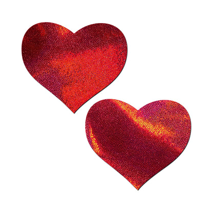 Pastease Love: Liquid Red Heart Nipple Pasties